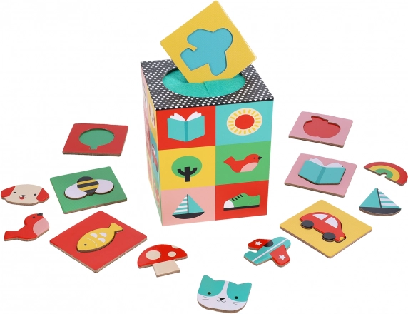 Petit Collage sensory game Find a Favorite Object