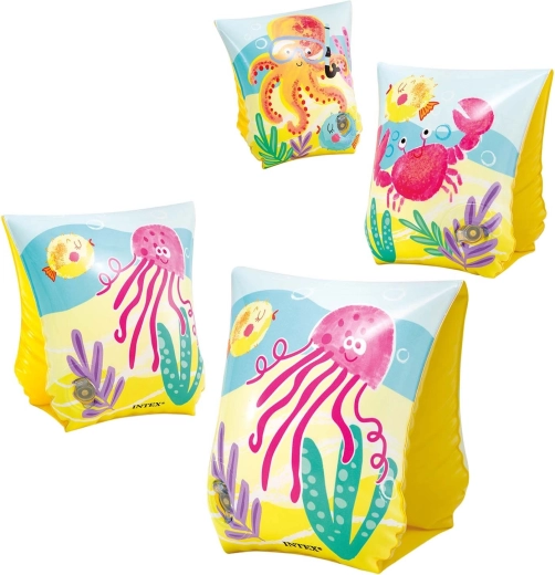Täispuhutavad ujumiskäerõngad meremotiividega 23 × 15 cm INTEX