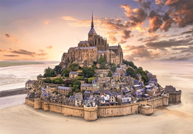 Pusle Mont Saint-Michel 1500 tükki CLEMENTONI