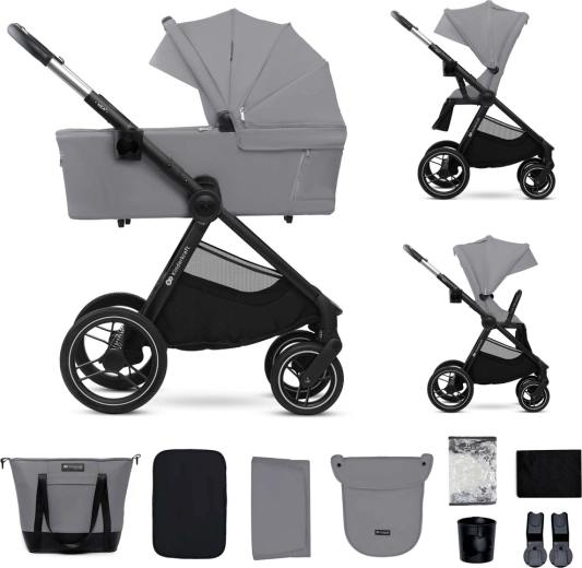 Kinderkraft Nea 2 2-in-1 stroller, dark grey