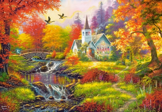 1000-piece Puzzle Autumn Atmosphere