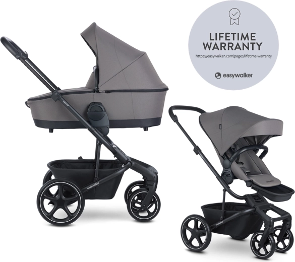 EASYWALKER kombineeritud lapsevanker Harvey⁵ 2in1 LITE RWS – Pebble Grey