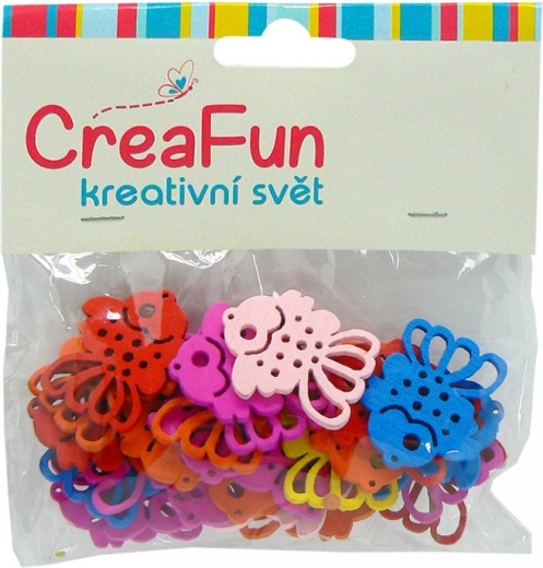 Set of Colorful Fish for Kids, 25 pcs (2.8 × 3.3 cm)