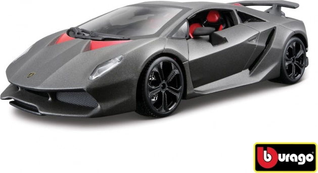 Metal car model 1:24 Bburago Lamborghini Reventón, metallic gray