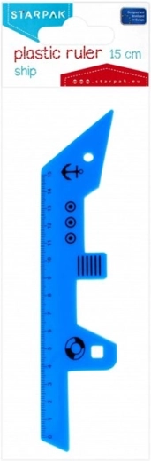 STARPAK ship ruler 15 cm - 1 piece