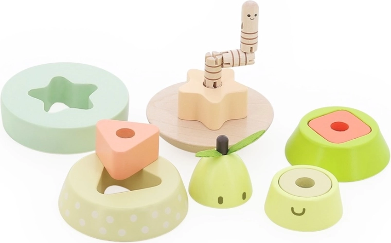 Hidden surprise: shape sorters inside the rings