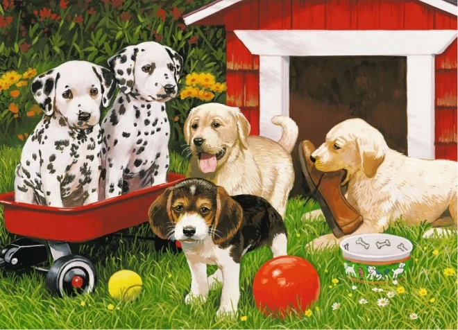 Ravensburger puzzle Puppy Party 60 pieces