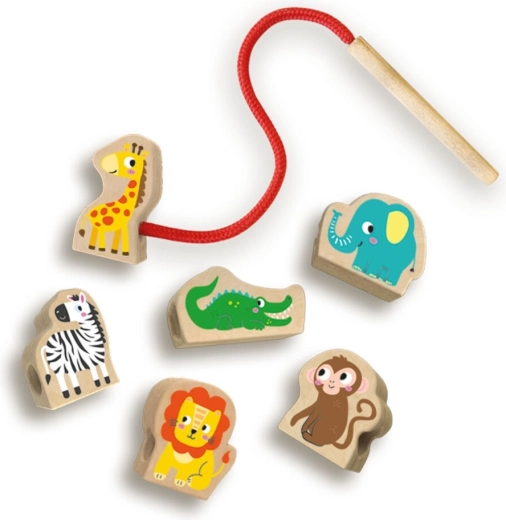 Wooden animals ideal for little hands