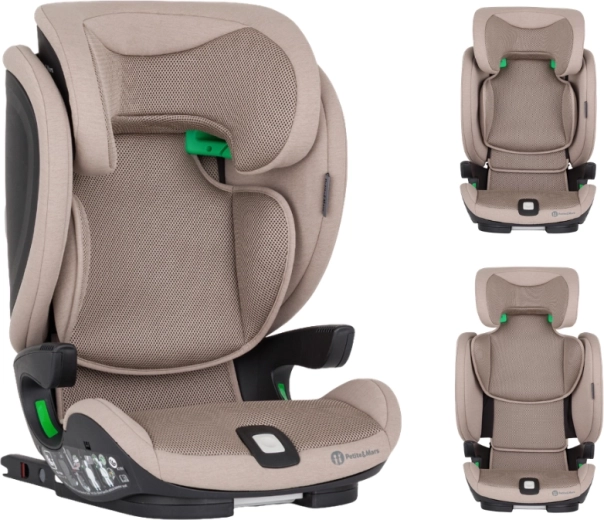 Petite&Mars turvatool Elite Fix Pro i-Size tan brown air 100–150 cm (15–36 kg)