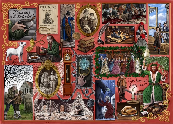 Pusle Raamatuklubi: Charles Dickens 1000 tükki (Gibsons)