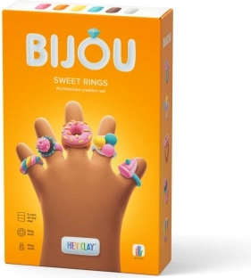 Hey Clay Bijou – cute rings, creative modeling set