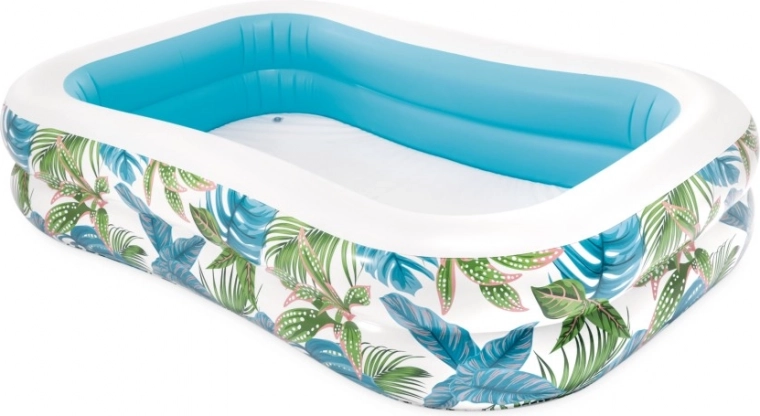 Tropical täispuhutav bassein troopilise mustriga