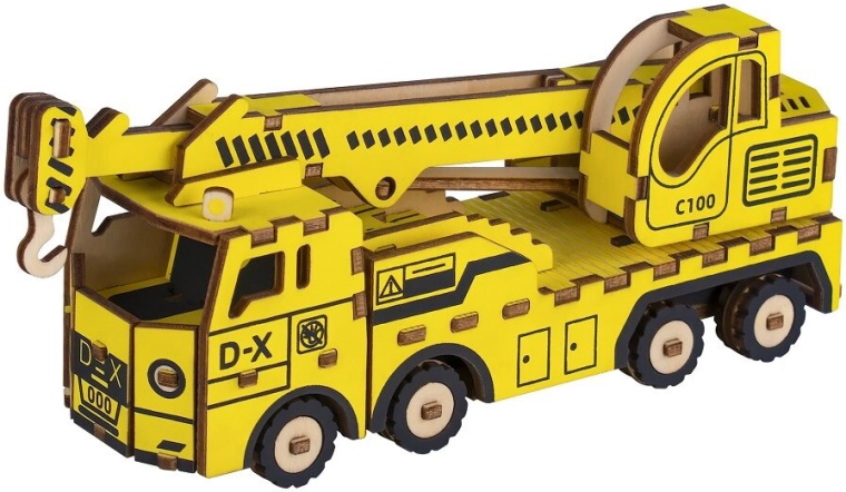 Woodcraft puidust 3D pusle kraanaauto