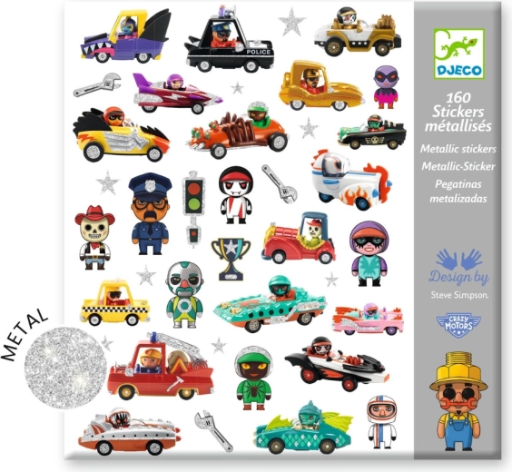 Crazy Motors Stickers DJECO