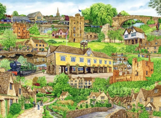 Ravensburger pusle Põgenemine Cotswoldsi 500 tükki