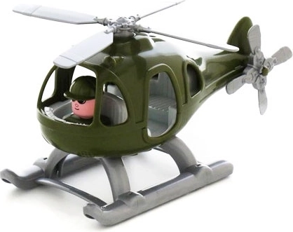 Välgu helikopter – sõjaväeline plastist helikopter Wader 29 cm