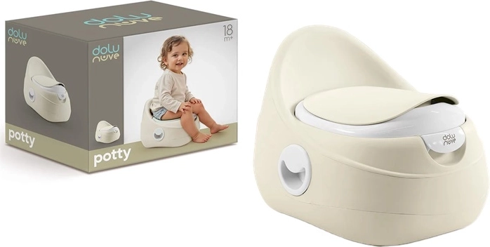 Dolu kids’ potty with backrest – beige