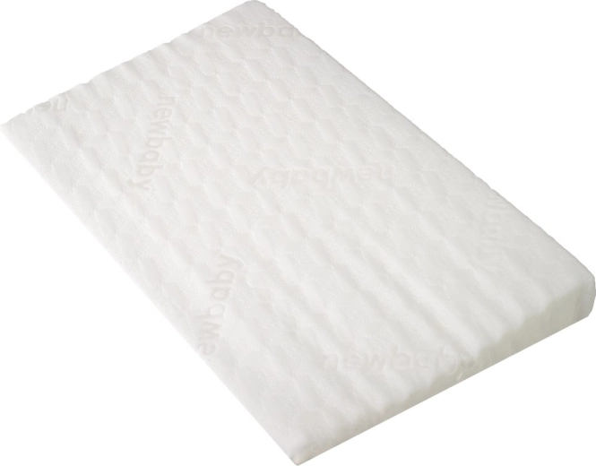 Children's Pillow – NEW BABY Basic Wedge White 59 × 37 cm
