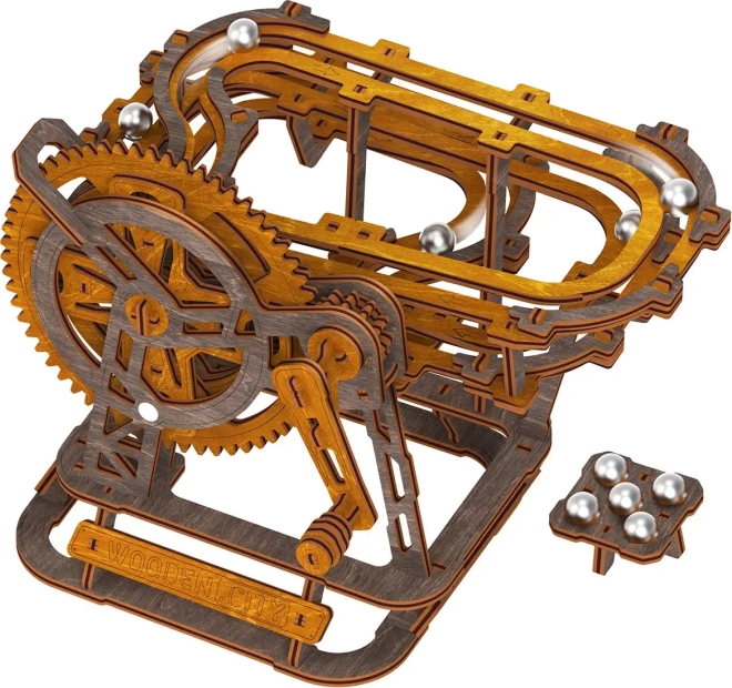 Wooden City puidust 3D pusle Kuulirada Mini