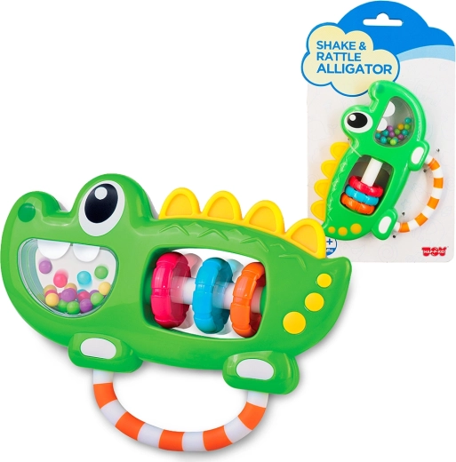 Hap-P-Kid crocodile rattle for babies