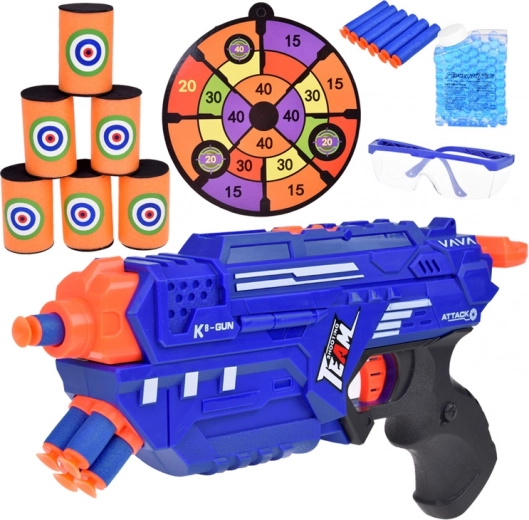 Mängupüstol SPACE GUN vaht- ja geelkuulidega