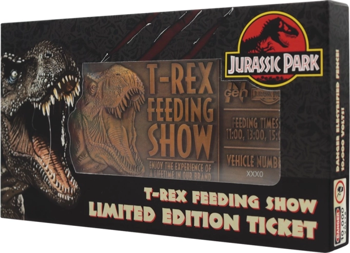 Metallist kollektsioneerimispilet JURASSIC PARK