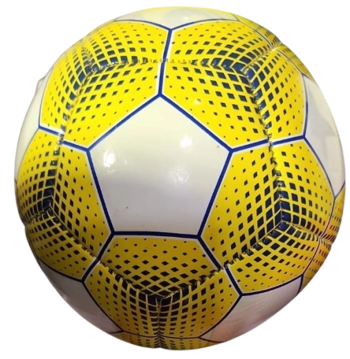 Mini jalgpall kollane-valge