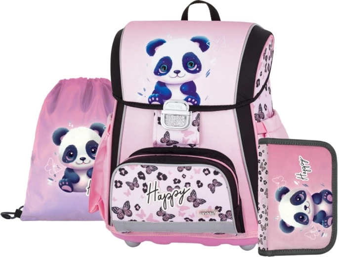 Koolikomplekt 3-ühes Premium Panda OXYBAG