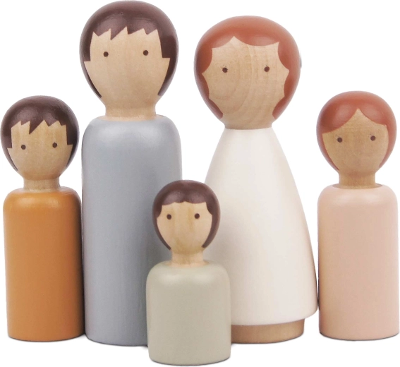 Le Toy Van puidust nukumaja figuuride perekond (5 tegelast)