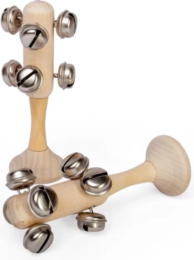 Bigjigs Toys mini kõristid – naturaalne puidust mänguasi