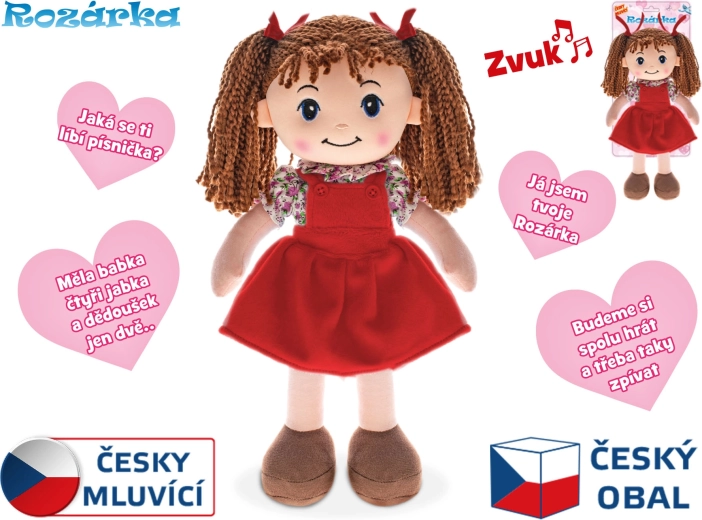 Rozárka Talking Czech Doll 35 cm