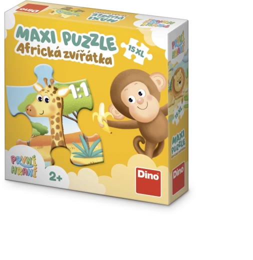 Dino maxi-beebipusle Esimene mäng Aafrika loomad 15 tükki