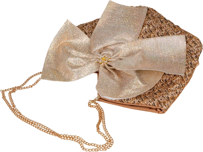 Elegant bow handbag for trips