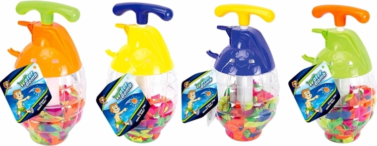 Water balloons with pump 250 pcs