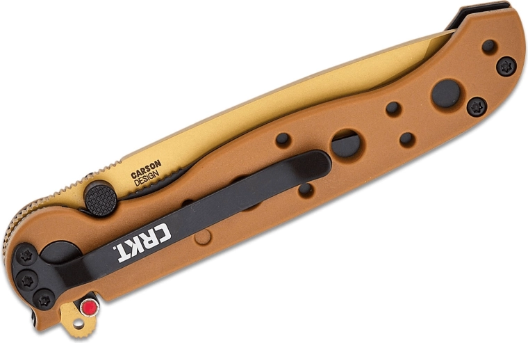 Lightweight GRN handle and pocket clip for EDC