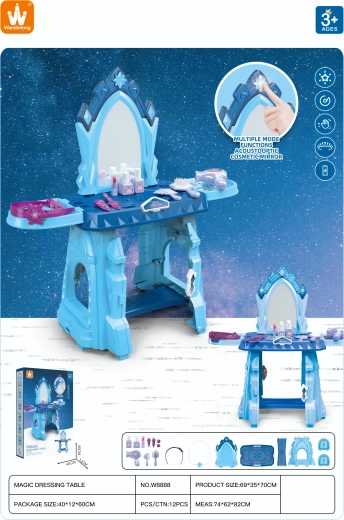 Children's Ice Castle Vanity with Accessories
