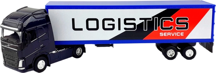 Metallist veok haagisega VOLVO 1:64 Welly