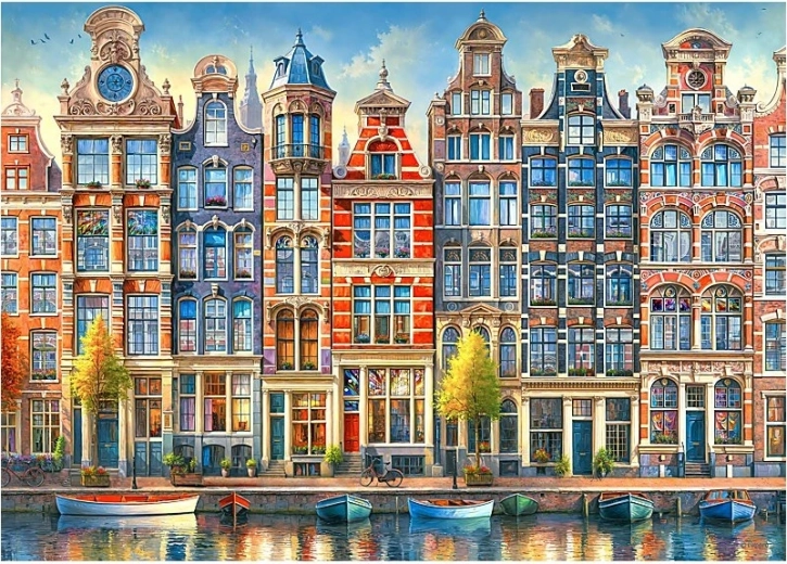 Cherry Pazzi puzzle Rhythm of Amsterdam 1000 pieces