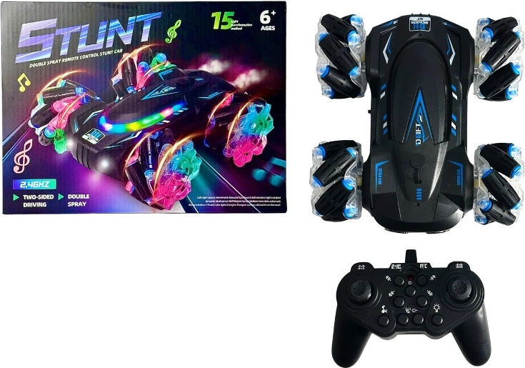 Stunt RC Car with Lights, Sound and Charger