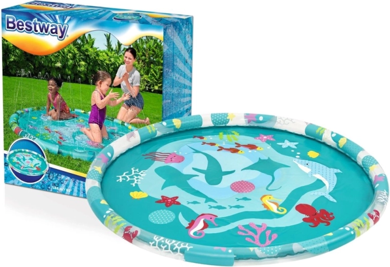 Bestway veemängumatt koos sprinkleriga Underwater Splash 165 cm