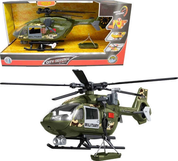 Sõjaväe helikopter 1:12 SPARKYS