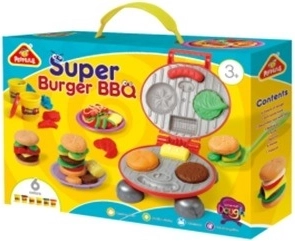 Sparkys Super burger – burgerite valmistamise komplekt modelleerimismassist