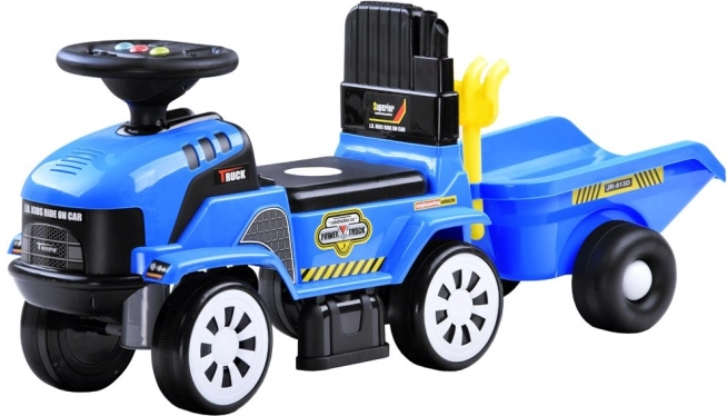 Laste pealeistutav traktor haagise ja meloodiatega – Traktor