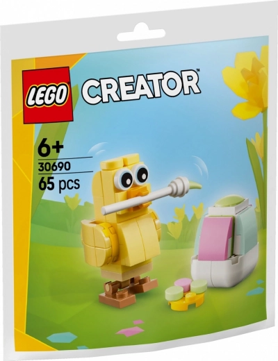 LEGO Creator lihavõttemunade värvimine tibuga