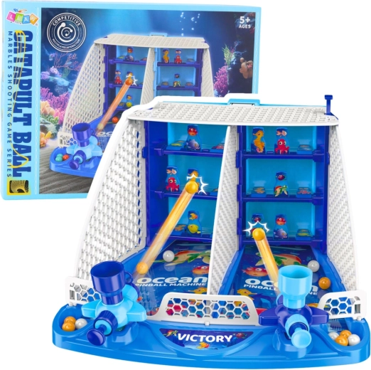 Children's skill game Ocean Pinball – target shooting with sea fish