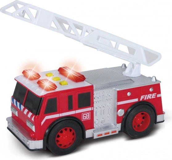 Fire truck with light and sound effects 18 cm