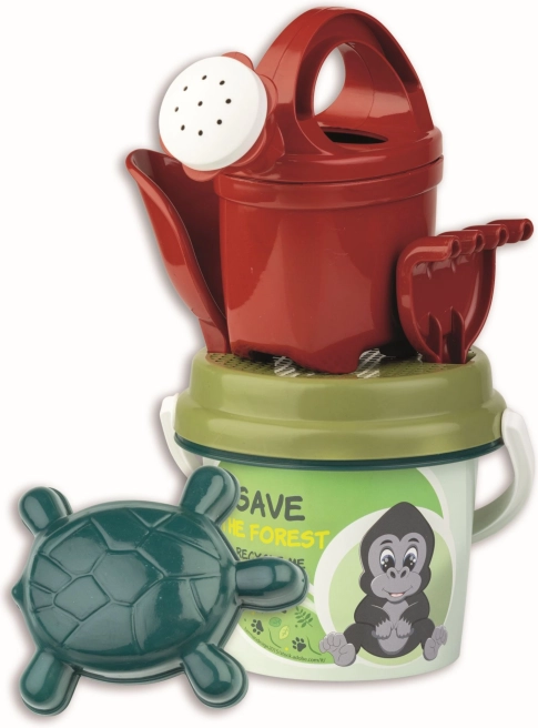Androni recycling sand set Forest with watering can