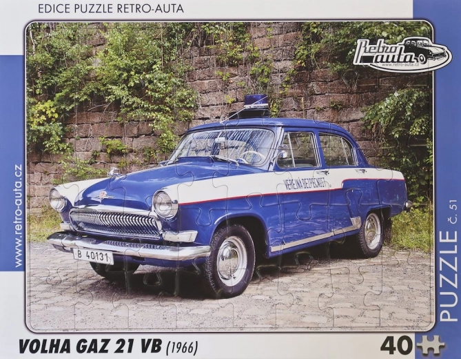 Pusle Retro autod Volha GAZ 21 VB, 40 tükki