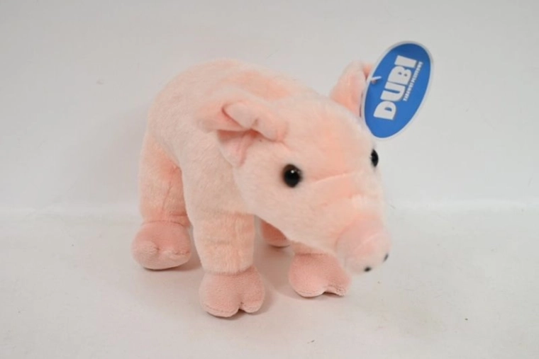 Pink plush piglet 22 cm
