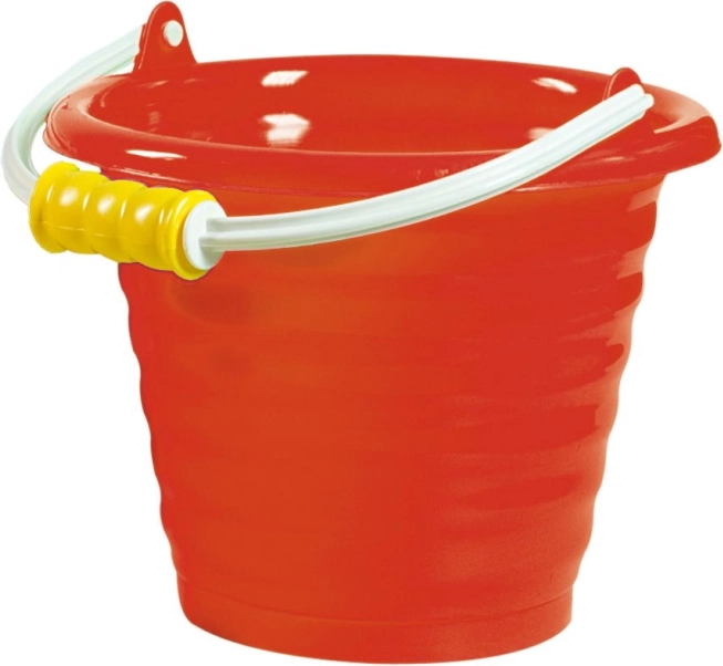 Androni lainelise mustriga ämber – läbimõõt 20 cm – Punane